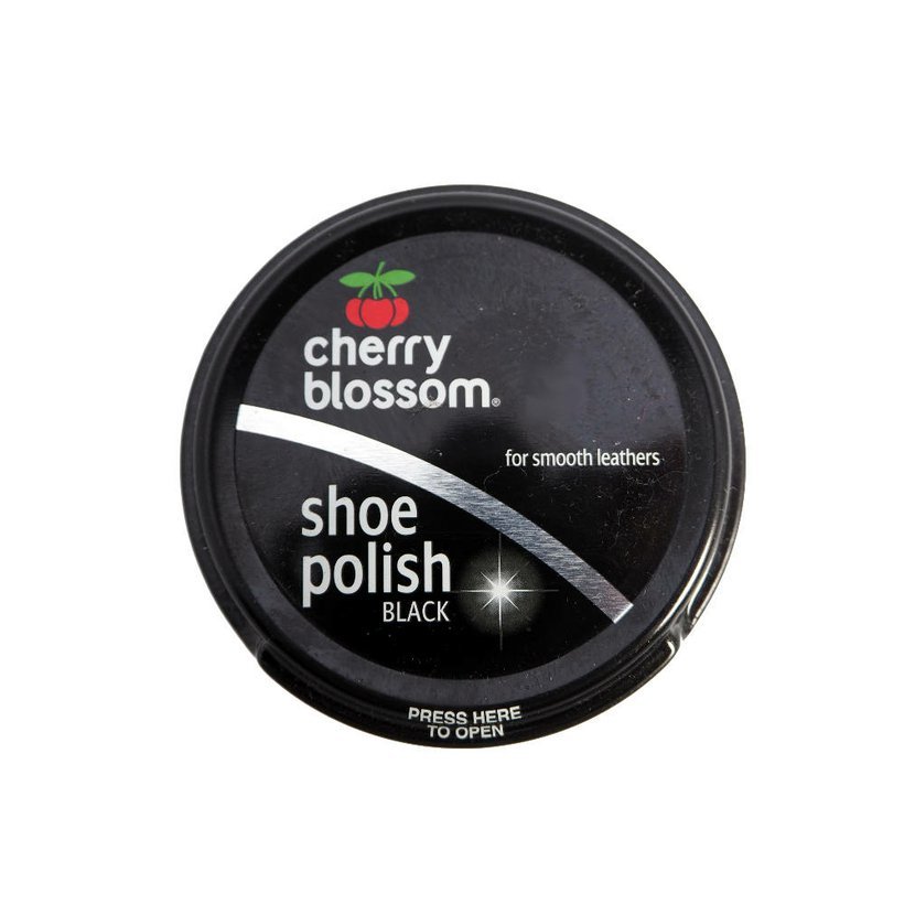 cherry blossom black liquid shoe polish 75ml